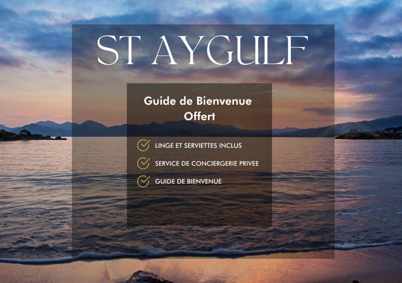 Studio Eclat Marine 3 Etoiles - Vue Mer - Parking-Clim-Plage A 20 Metres - Capitalchic Services Saint-Aygulf Fréjus 외부 사진